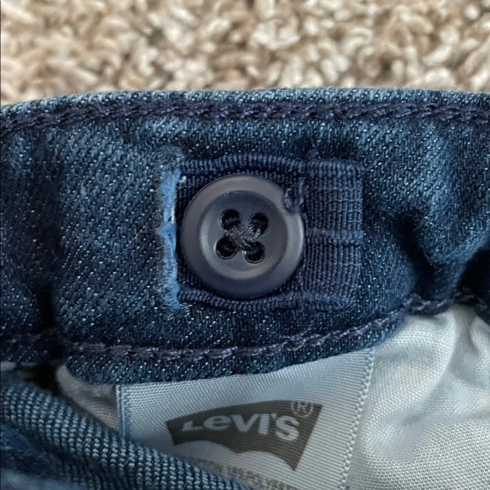 Levi's Girls size 4 Dark Blue Denim Legging